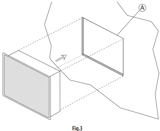 CAREL PGB10010FA0D0 Pgdx 10 Inch Graphic Terminal - Mounting