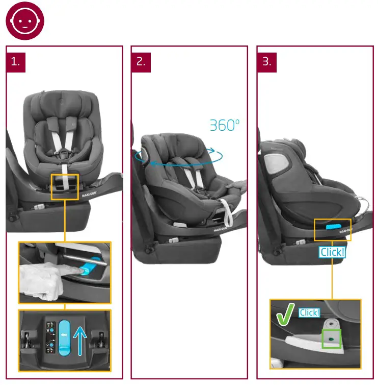 MAXI-COSI Pearl 360 Baby Car Seat - figure 17