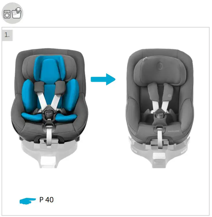 MAXI-COSI Pearl 360 Baby Car Seat - figure 20