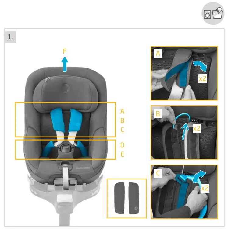 MAXI-COSI Pearl 360 Baby Car Seat - figure 23