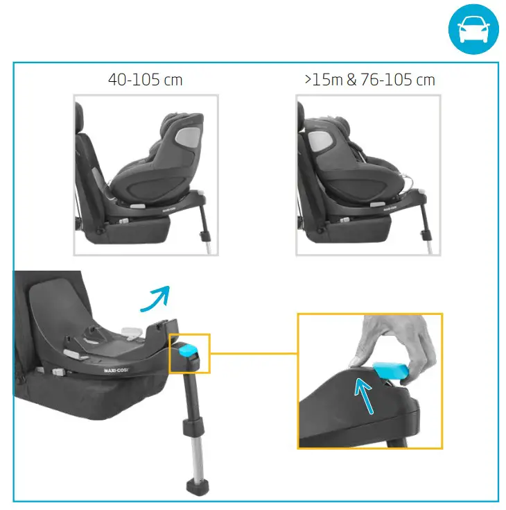 MAXI-COSI Pearl 360 Baby Car Seat - figure 5