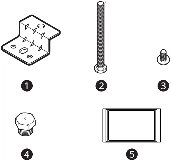 LG CBGJ3027 Gas Cooktop - Accessories