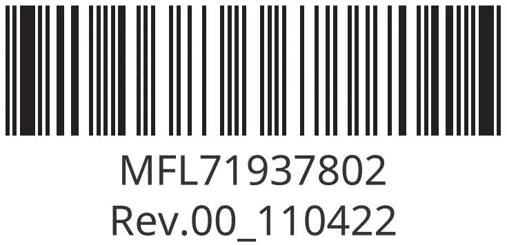 LG CBGJ3027 Gas Cooktop - BAR Code