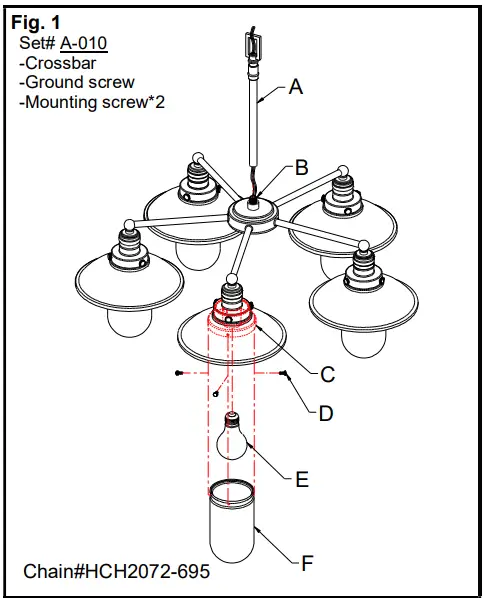 Minka-Lavery-5139-799-Downtown-Edison-5-Light-Chandelier-FIG-1