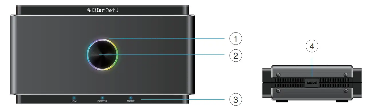 EZCast CatchU B1 Grabber - Buttons
