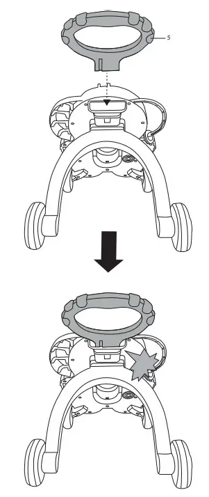 bright starts 12892-MEWS 2-in-1 Ball Play Walker - fig 4