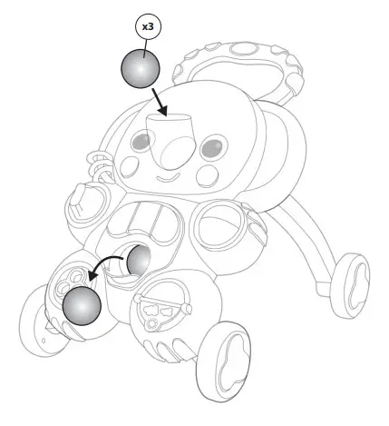 bright starts 12892-MEWS 2-in-1 Ball Play Walker - fig 7