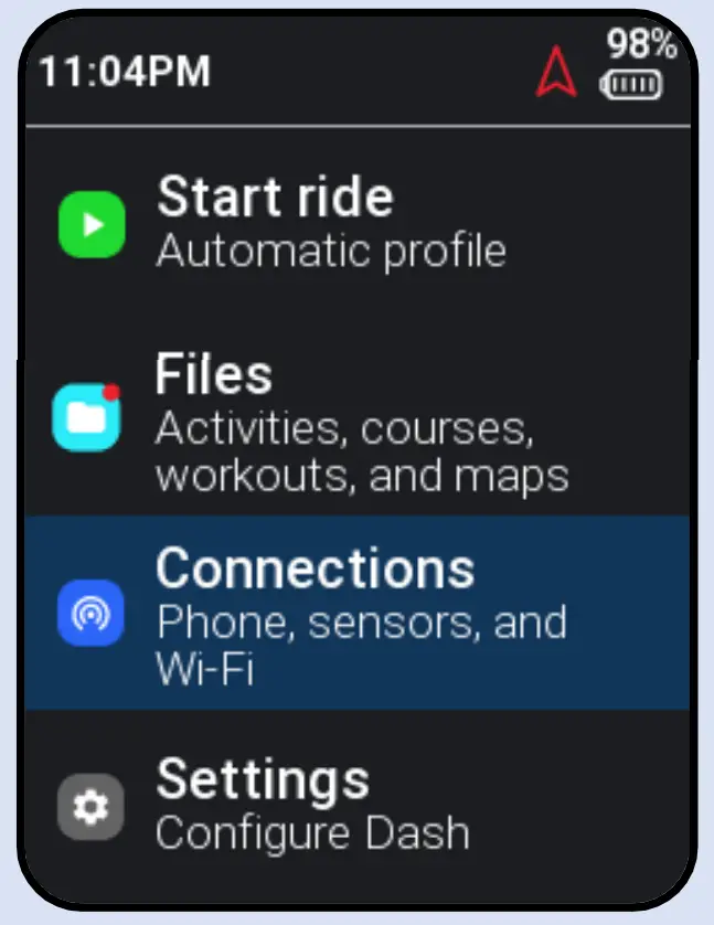 Pairing With Cycling Computer Or Ridelink App