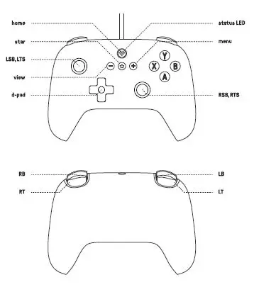 8BitDo-Ultimate-C -Wired-Controller 1