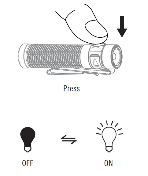 OLIGHT Baton 3 Pro Flashlight Hands - Figure 3