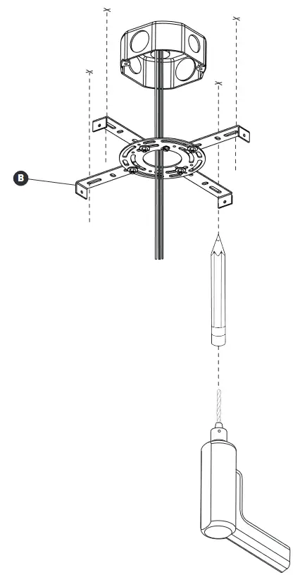 artika PDT4-AVC-HD2BL 4-Light LED Pendant - fig 3