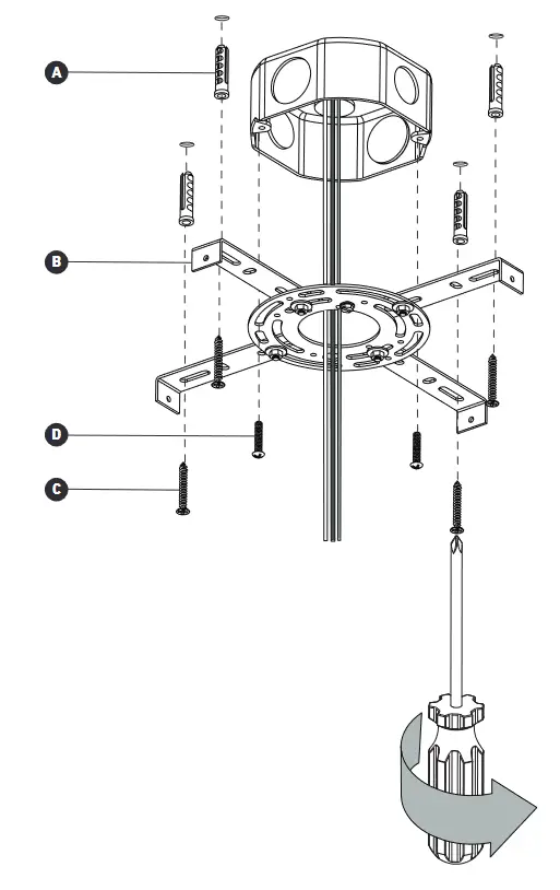 artika PDT4-AVC-HD2BL 4-Light LED Pendant - fig 4