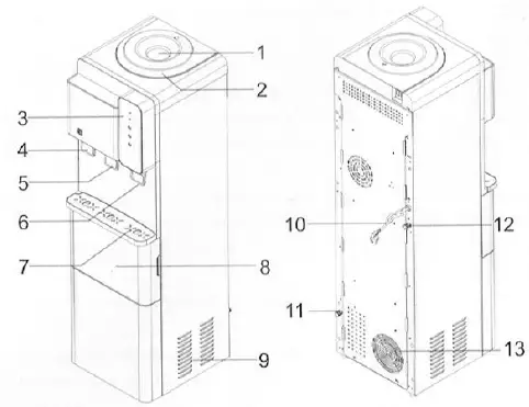 Iwata-CM22WDT-lCE-Water-Dispenser-FIG-1