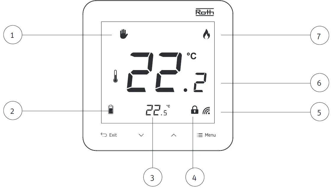 Roth Touchline SL Plus Room Thermostat 19