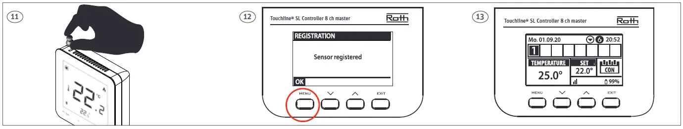 Roth Touchline SL Plus Room Thermostat 6