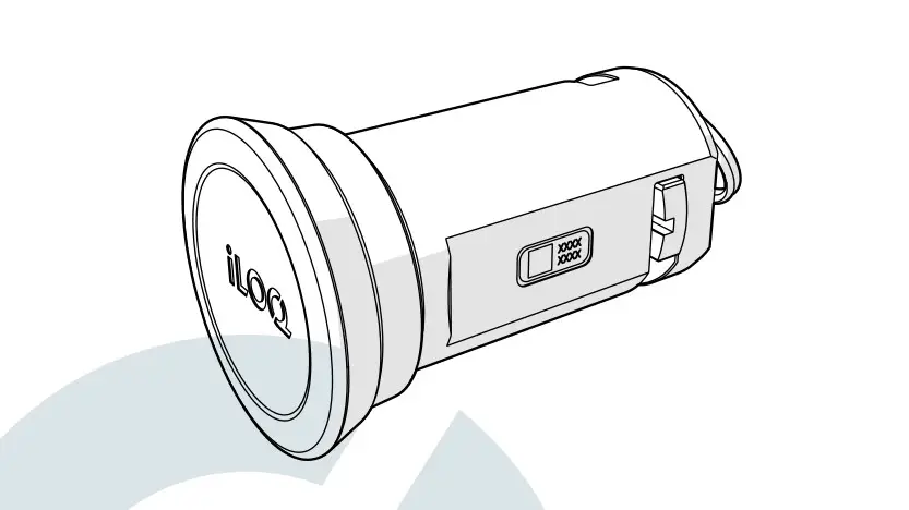 iLOQ F50S.2x1.HZ Key Tube Cylinder
