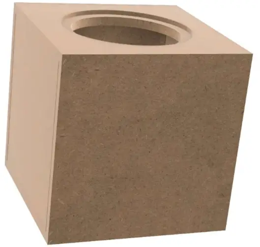 PARTS EXPRESS E180HE-44 Powered Epique 7 Inch Mini Subwoofer Kit - Baffle