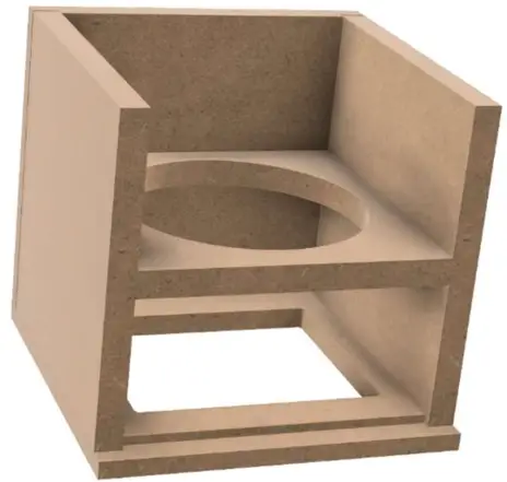 PARTS EXPRESS E180HE-44 Powered Epique 7 Inch Mini Subwoofer Kit - Side Panel1