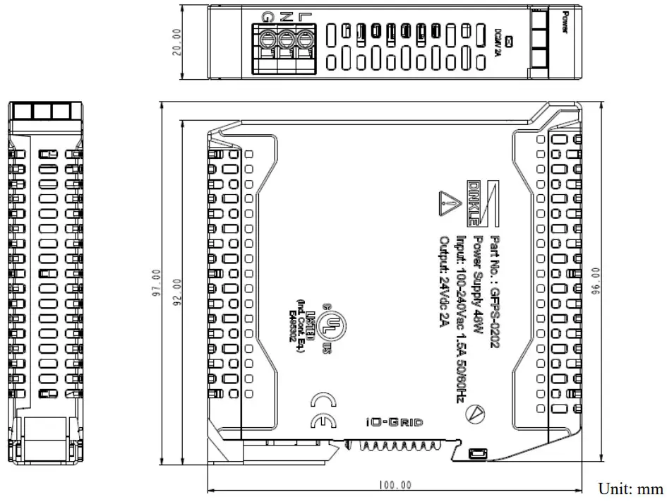 DAUDIN GFPS 0202 Power Module 