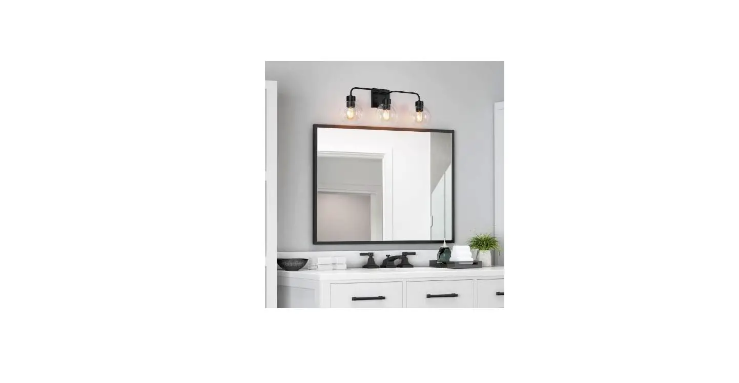Zevni Z-38fbje6b-51w3 Modern 3-light Black Bathroom Vanity Light Instruction Manual Zevni Z-38fbje6b-51w3 Modern 3-light Black Bathroom Vanity Light Instruction Manual