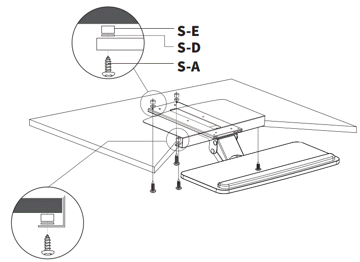 V I V-O-DESK-AC07S-Desk-Corner-Connector-fig-8