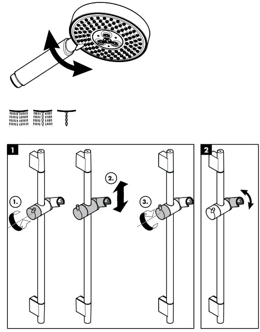 hansgrohe CROMA 100 Multi, Ecostat S Shower Combination - Figure6