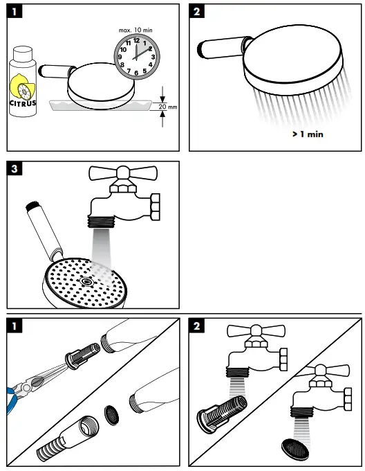 hansgrohe CROMA 100 Multi, Ecostat S Shower Combination - Figure7