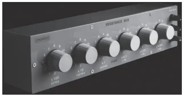 HIGH ACCURACY RESISTANCE DECADE BOXES – RBB 5 & 6 DECADES