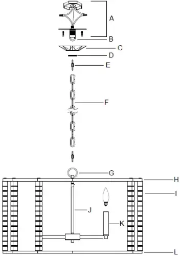 CRYSTORAMA 8856-PN Carson Six Light Chandelier 02