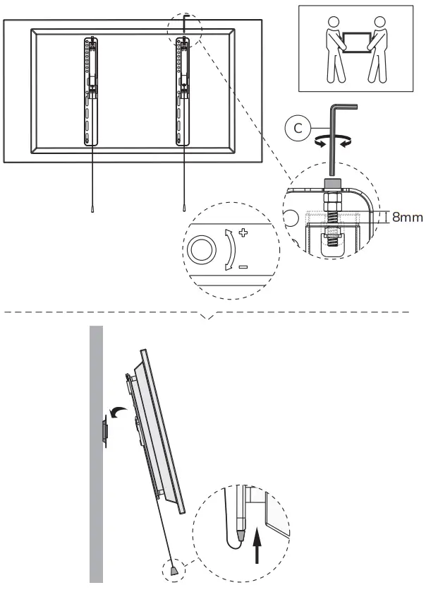 Neomounts LED W400BLACK TV Wall Mount - Attach The Screen
