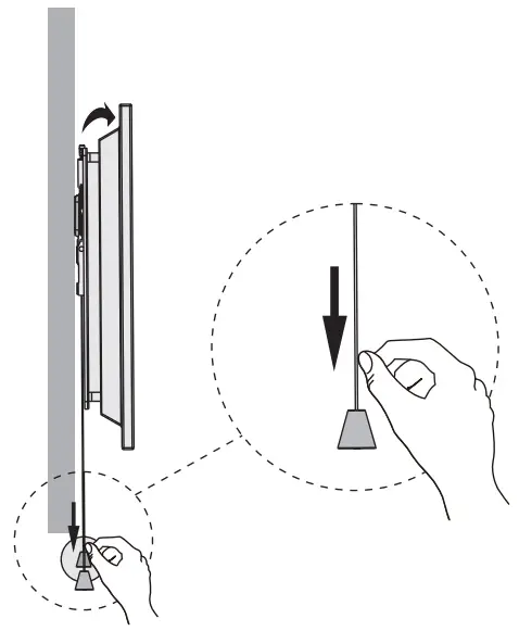Neomounts LED W400BLACK TV Wall Mount - Pull The Strap