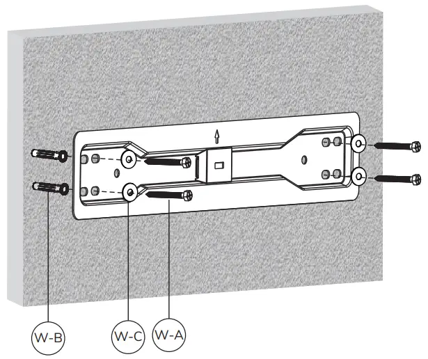 Neomounts LED W400BLACK TV Wall Mount - Solid Brick