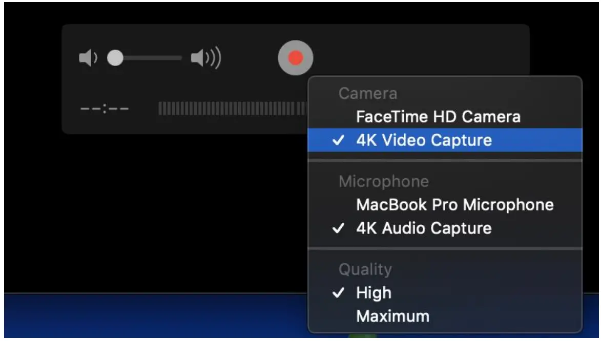 infobit UVC03K USB 30 4K Ultra HD Video Capture Card - Recording 1