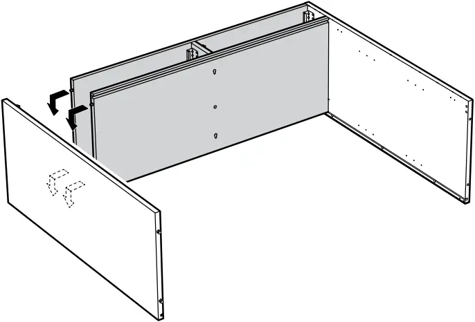 IKEA AA-2279344-2 Idanaes Cabinet with Bi-folded Glass Doors - 13