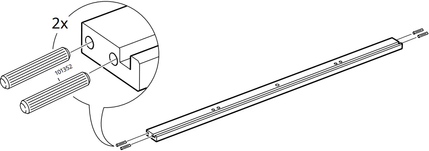 IKEA AA-2279344-2 Idanaes Cabinet with Bi-folded Glass Doors - 15