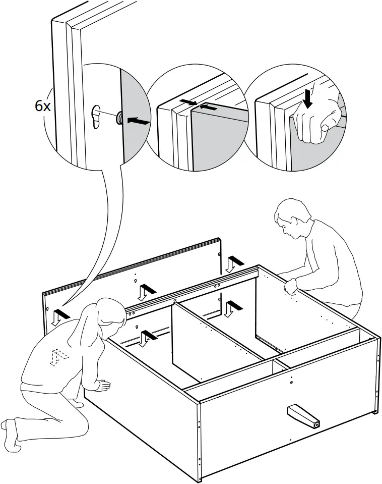 IKEA AA-2279344-2 Idanaes Cabinet with Bi-folded Glass Doors - 17