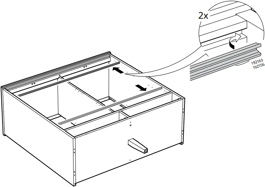 IKEA AA-2279344-2 Idanaes Cabinet with Bi-folded Glass Doors - 19