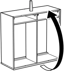 IKEA AA-2279344-2 Idanaes Cabinet with Bi-folded Glass Doors - 20a