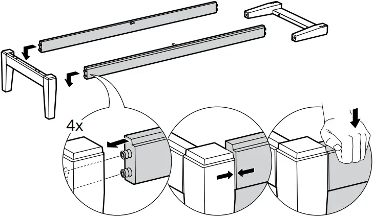 IKEA AA-2279344-2 Idanaes Cabinet with Bi-folded Glass Doors - 24