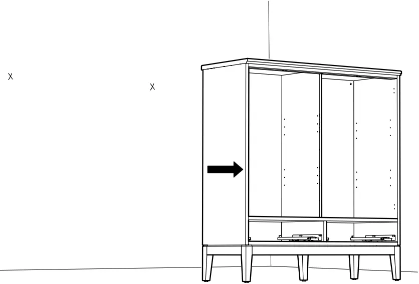 IKEA AA-2279344-2 Idanaes Cabinet with Bi-folded Glass Doors - 35