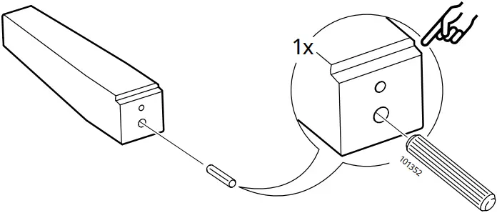 IKEA AA-2279344-2 Idanaes Cabinet with Bi-folded Glass Doors - 4