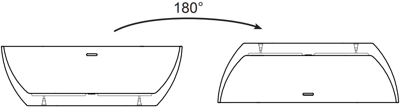 RAVAK 169×80 Freedom O Bathtub 5
