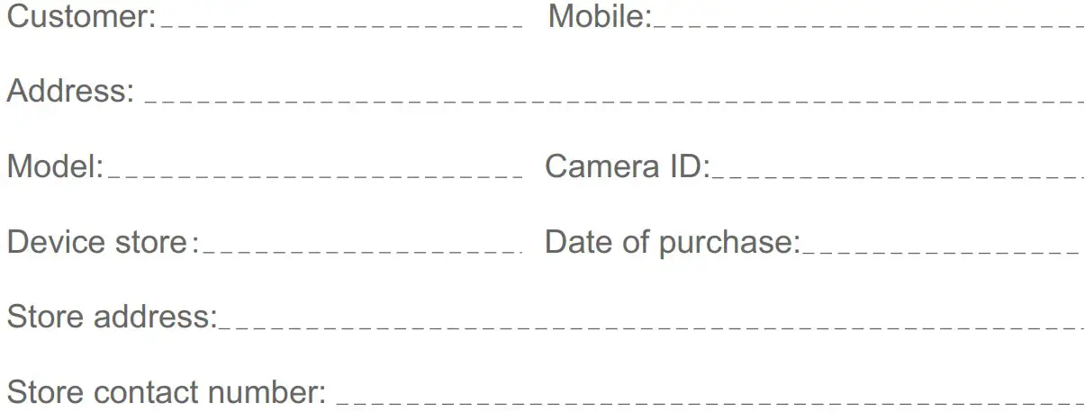 Maintenance voucher of intelligent