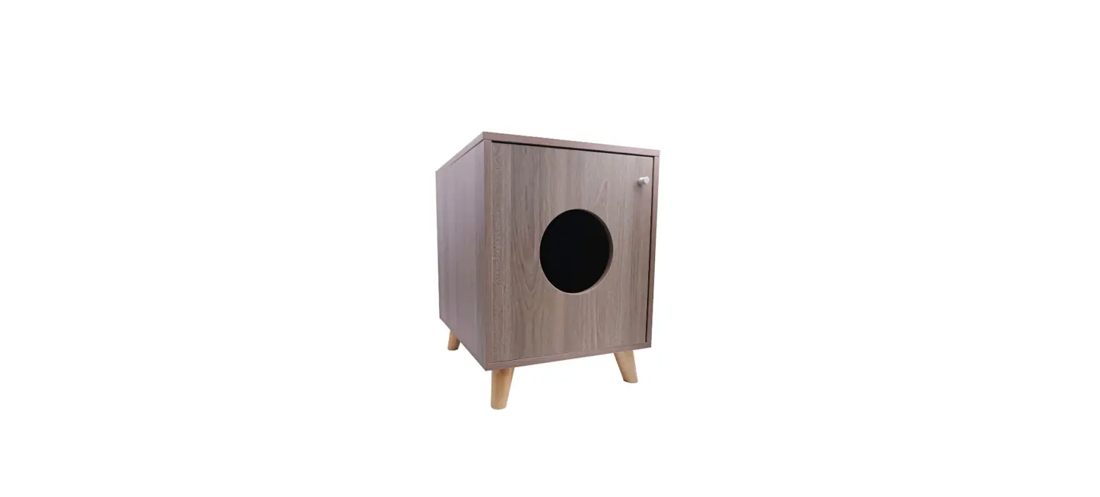 Midham Amkf180111-01 Cat Litter Box Cabinet Instruction Manual