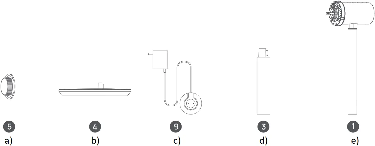 Ofuzzi Breeze 10 - Non-Washable Parts