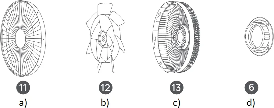 Ofuzzi Breeze 10 - Washable Parts