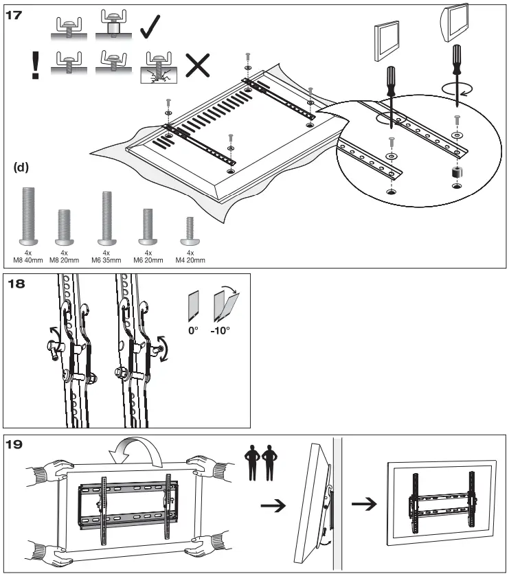 VIVANCO-WTP-410-Tilt-Wallmount-TV-Holder-FIG-9