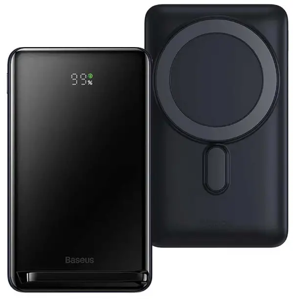 Baseus-PPCXZ10-10000mAh-Magnetic-Bracket-Wireless-Fast-Charger-Power-Bank-PRO