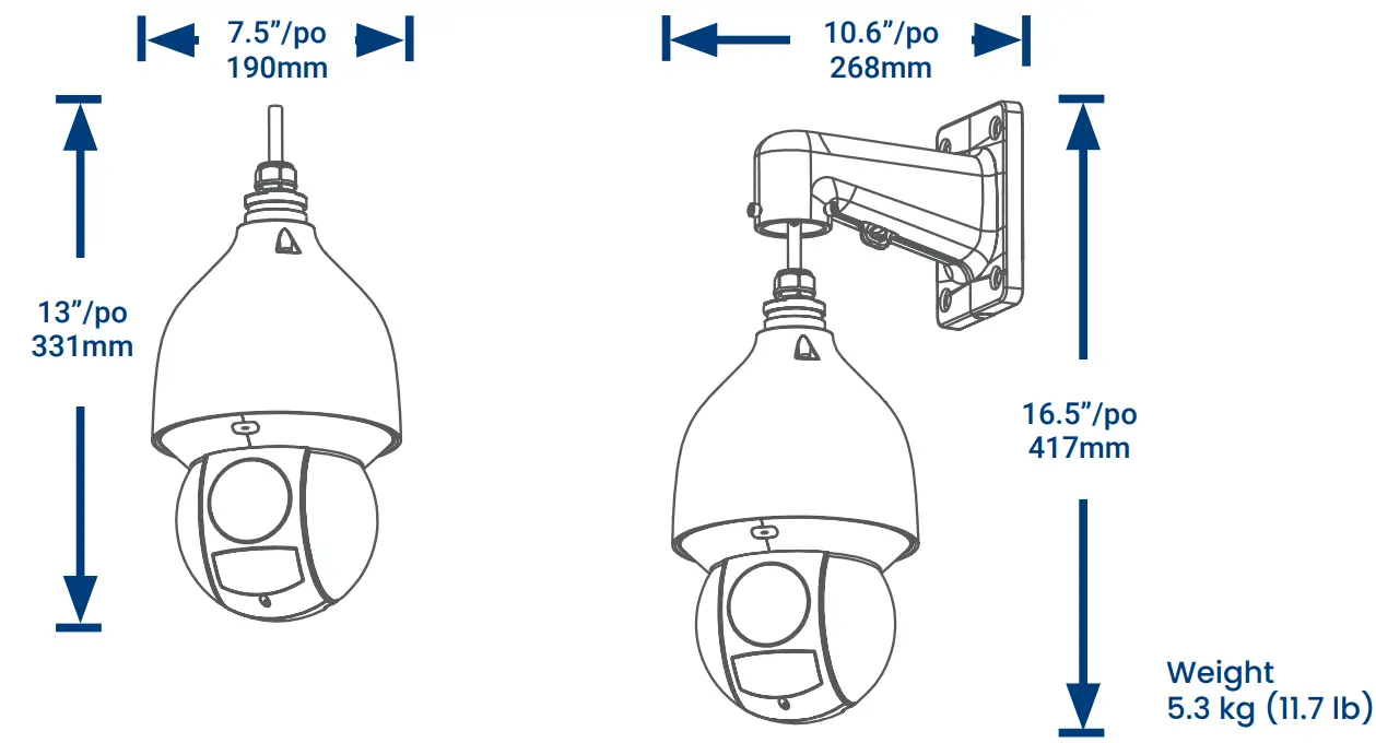 LOREX LNZ81P25 Series 4K PTZ IP Camera - Overview