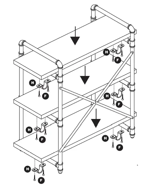 DAKOTA-211-8684-3-Shelf-Barnwoo-Pipe-Bookshelf-fig- (3)